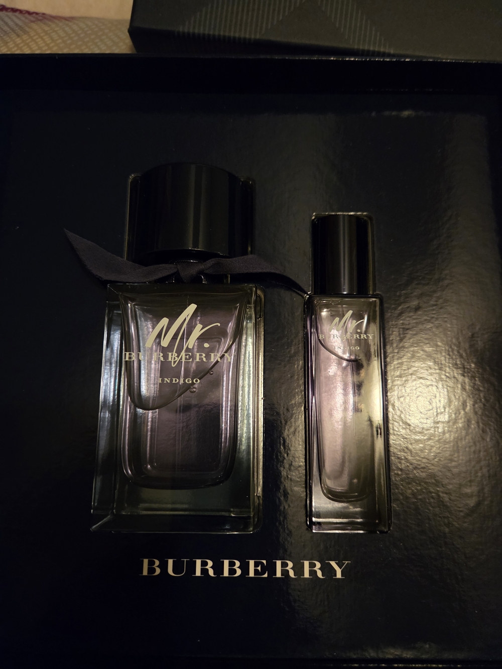 Burberry Mr. Burberry Indigo Black & Dark Blue Gift Box